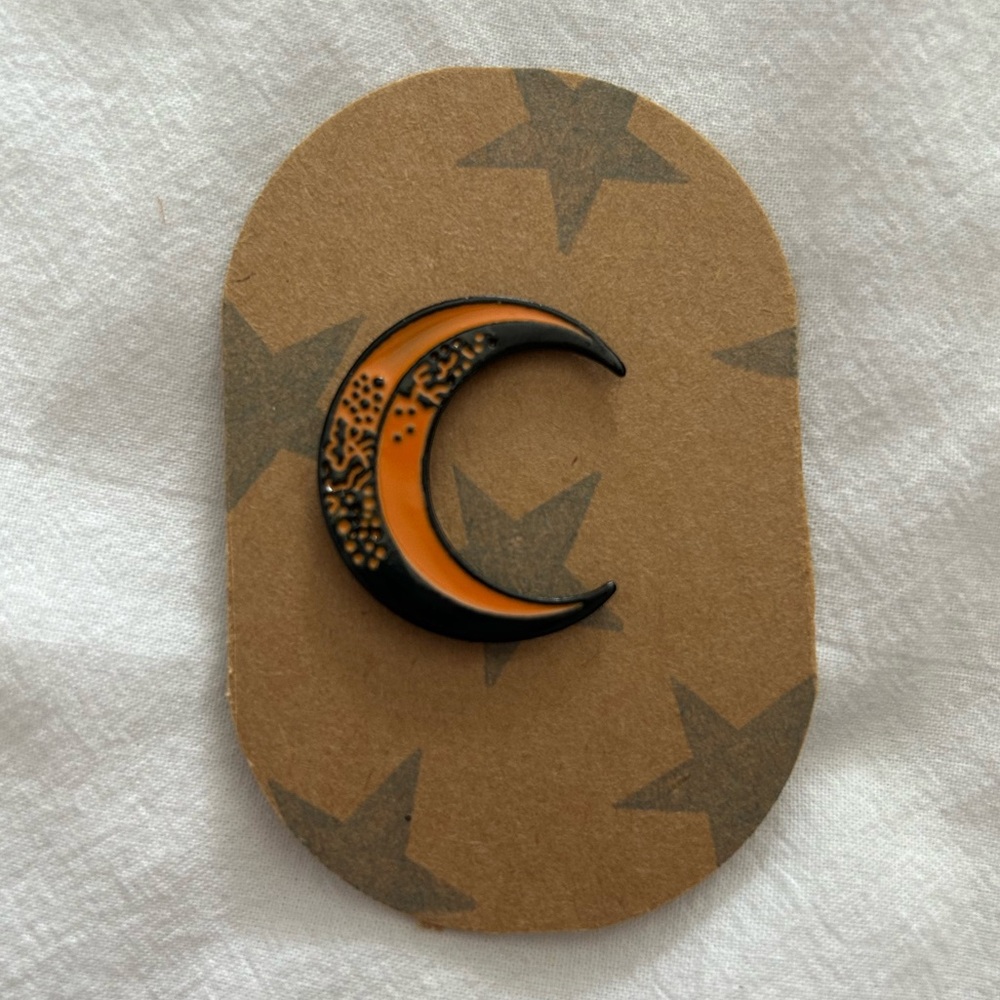 Orange and Black Crescent